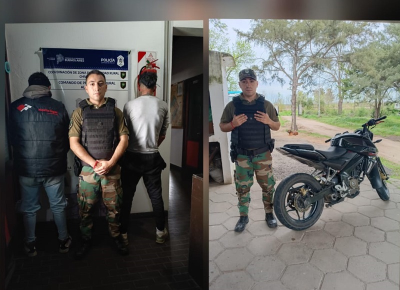 INTERCEPTARON EN LA RUTA 5 UNA MOTO CON PEDIDO DE SECUESTRO